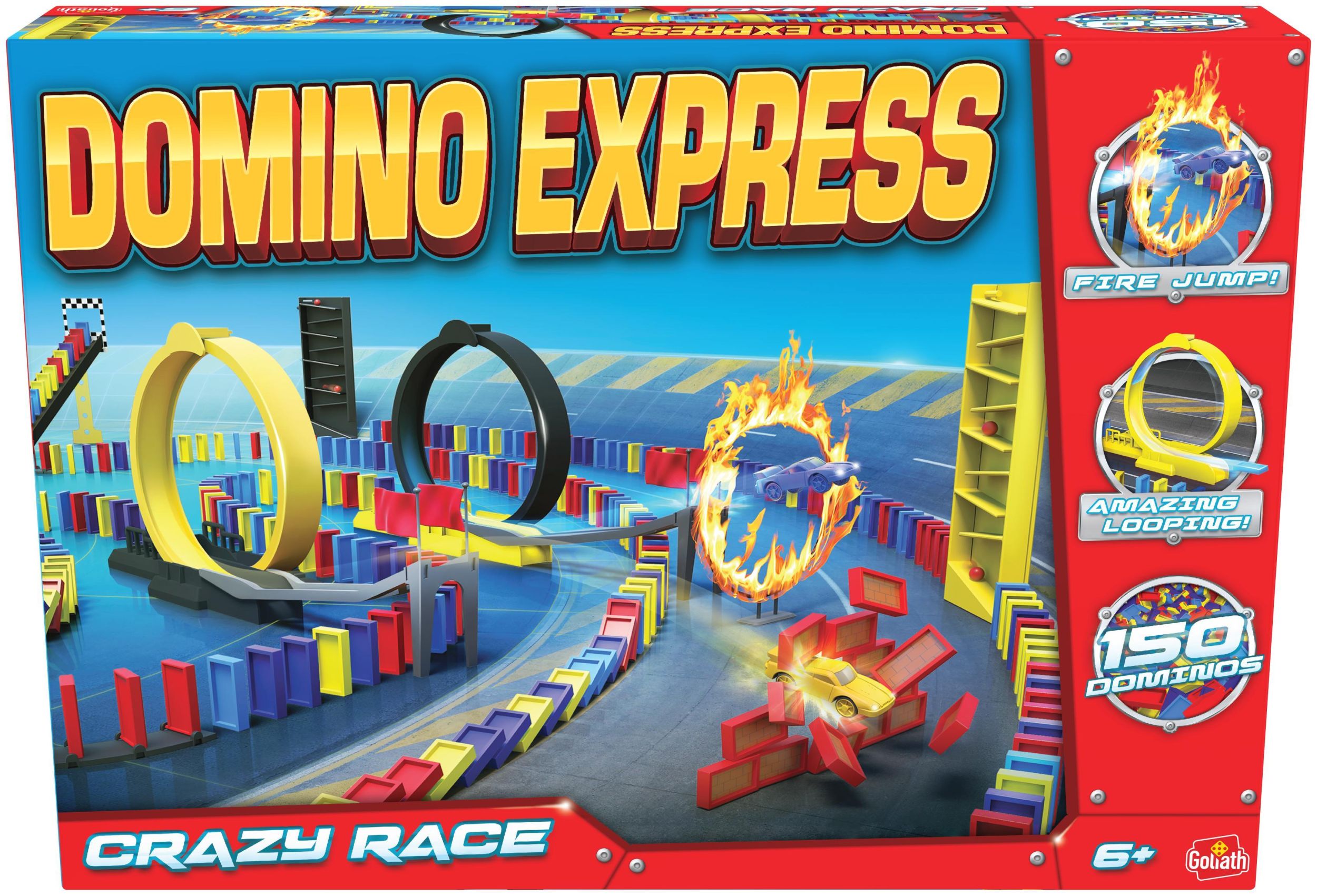 Bild: 8720077287969 | Domino Express Crazy Race | Mit Autos und Dominosteinen | Spiel