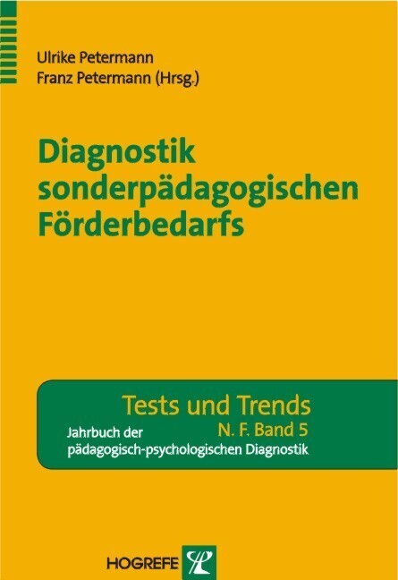 Cover: 9783801719432 | Diagnostik sonderpädagogischen Förderbedarfs | Petermann (u. a.)