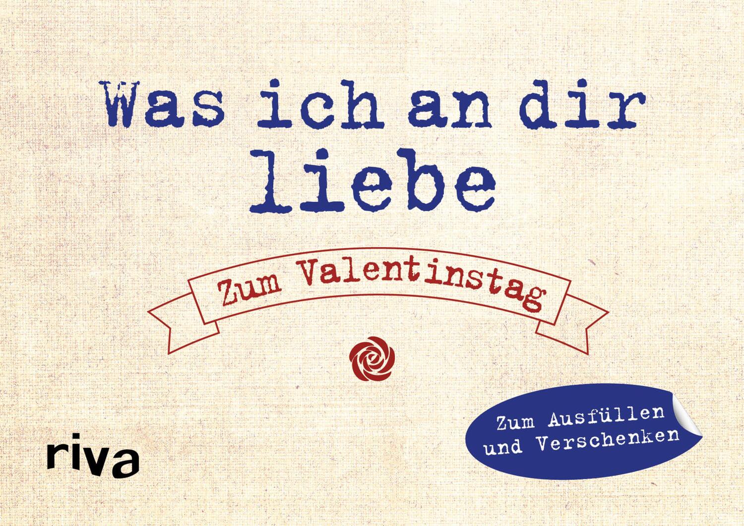 Cover: 9783742301857 | Was ich an dir liebe - Zum Valentinstag | Alexandra Reinwarth | Buch
