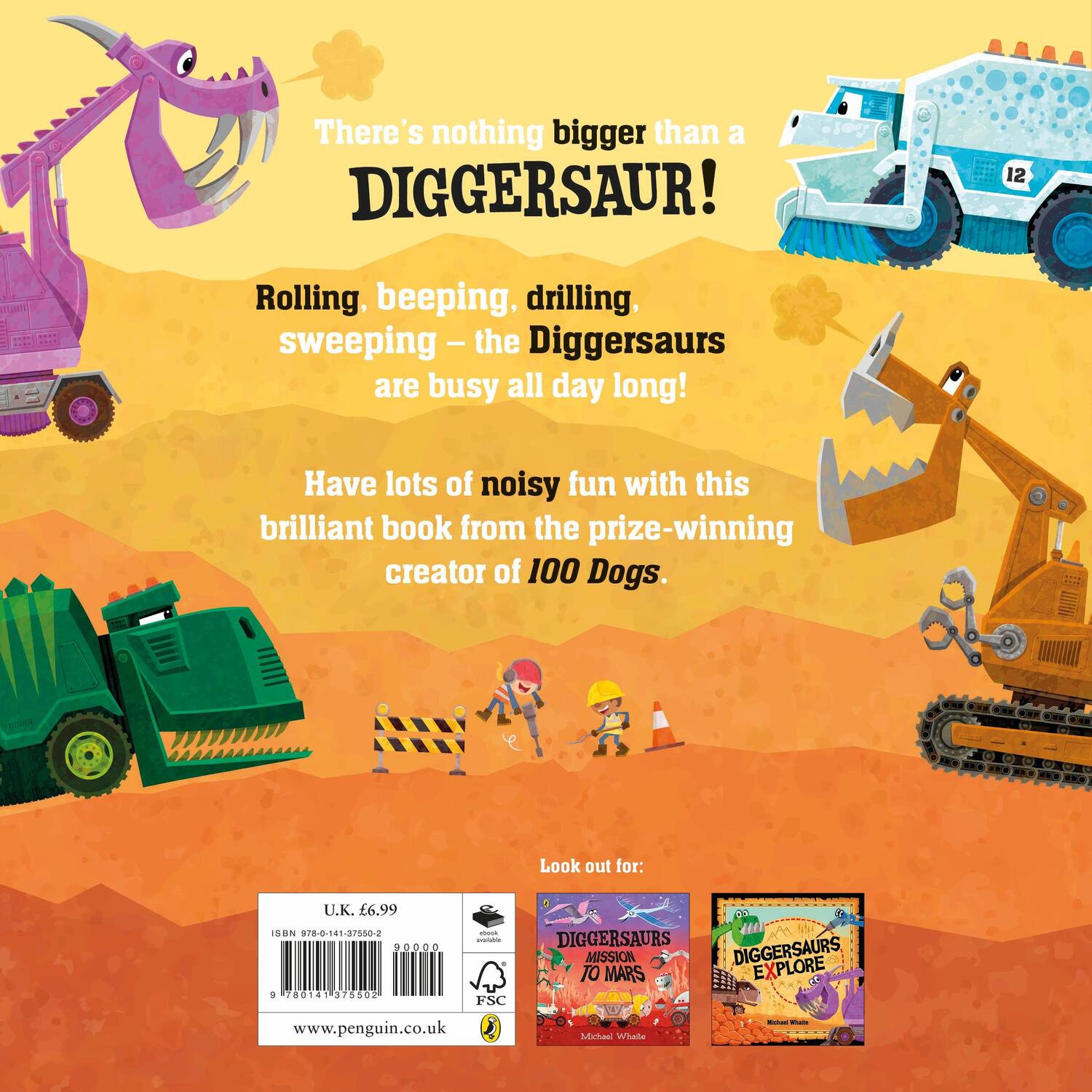 Rückseite: 9780141375502 | Diggersaurs | Michael Whaite | Taschenbuch | Englisch | 2017