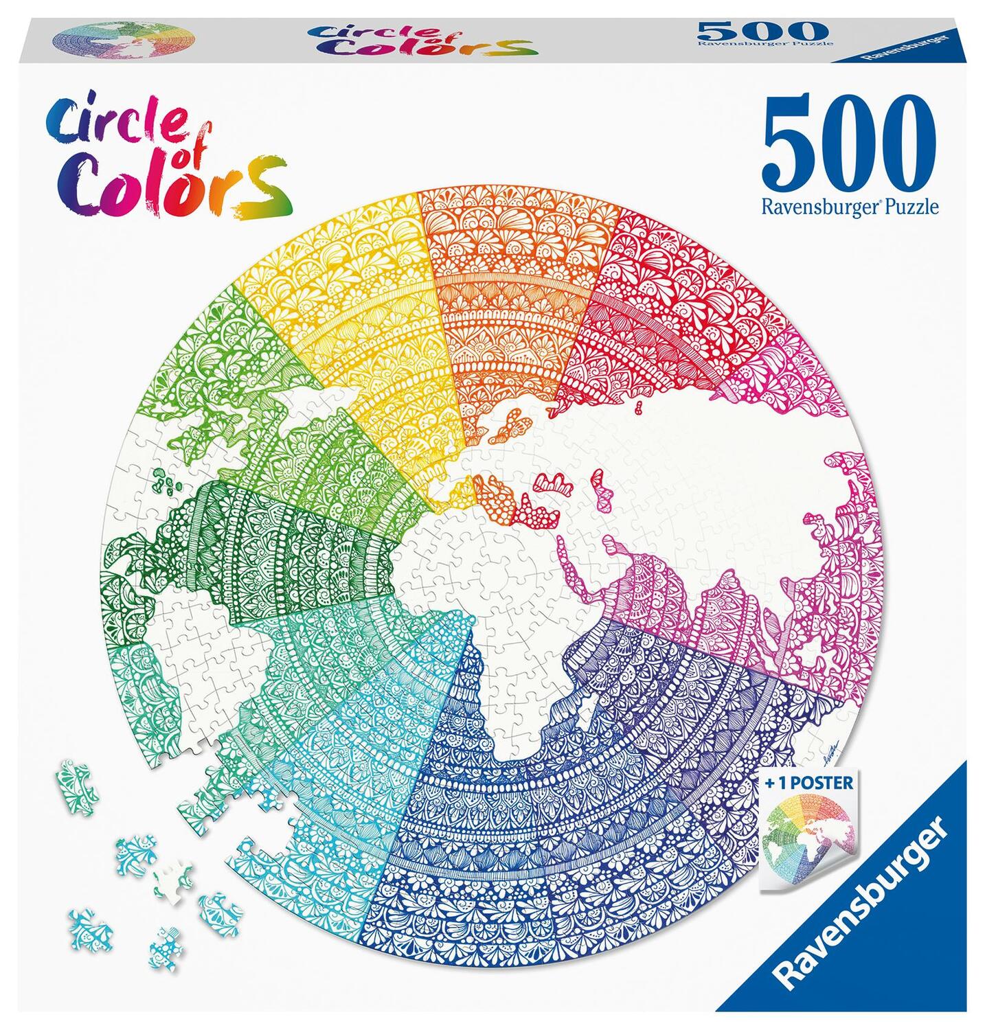 Cover: 4005556171682 | Ravensburger Puzzle 17168 Circle of Colors - Mandala 500 Teile Puzzle