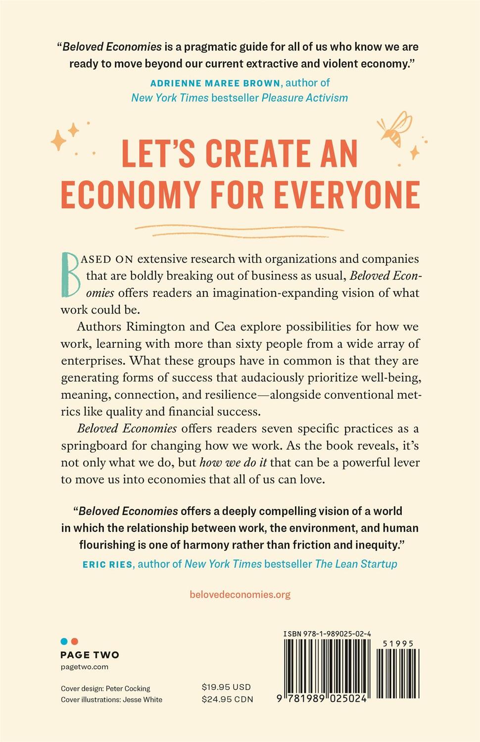 Rückseite: 9781989025024 | Beloved Economies: Transforming How We Work | Jess Rimington (u. a.)