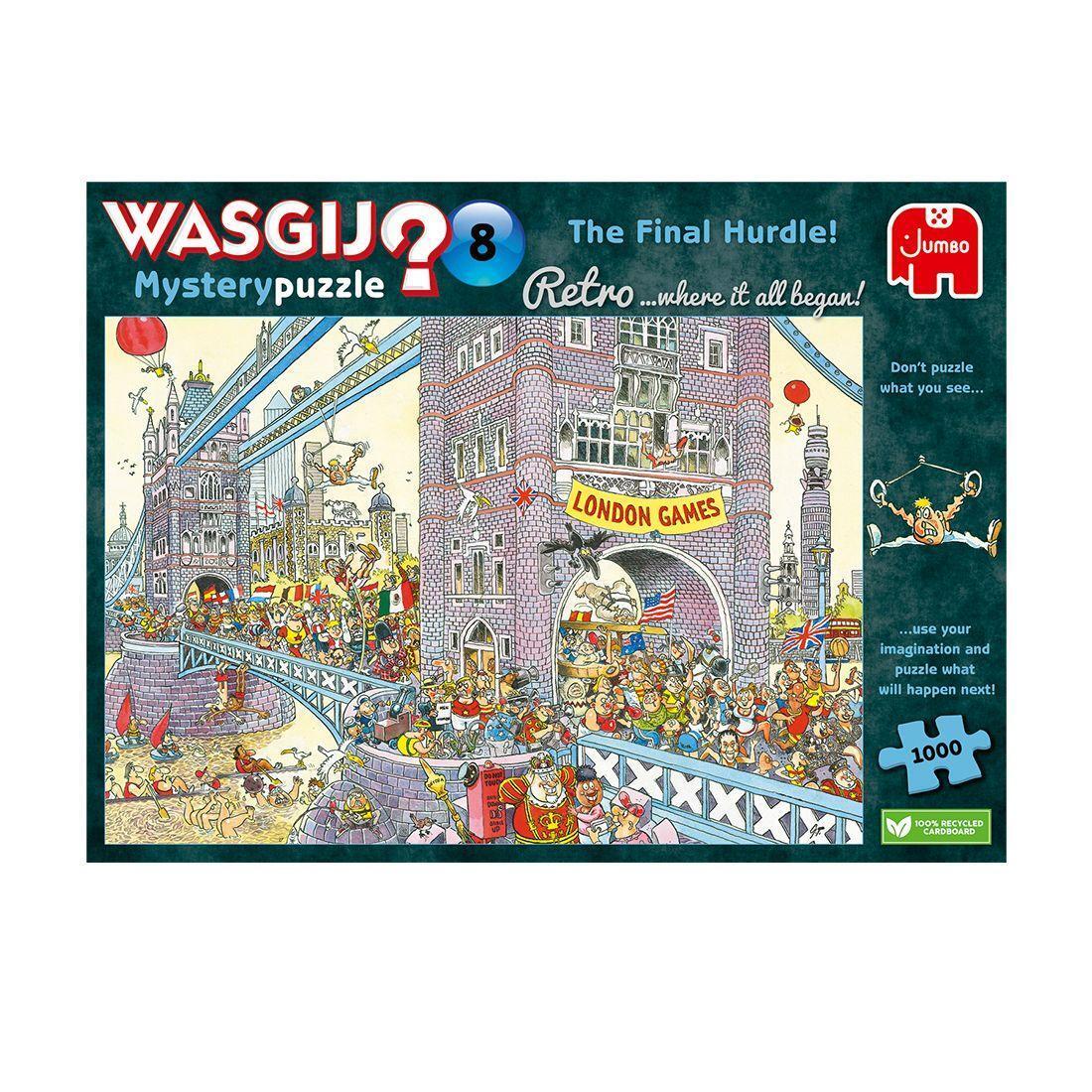 Cover: 8710126018521 | Wasgij Retro Mystery 8 - The Final Hurdle! 1000 Teile | Spiel | 2024