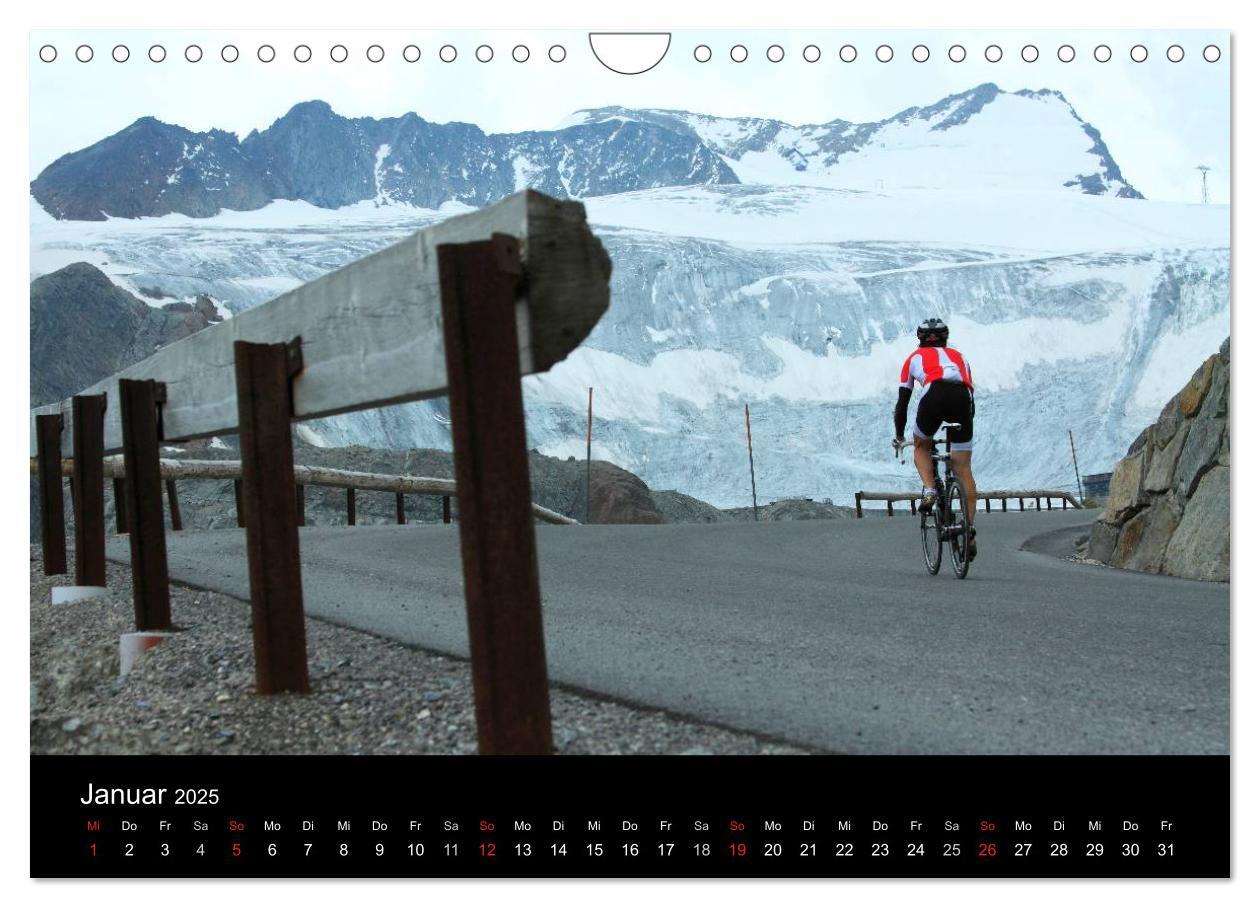 Bild: 9783435808847 | Alpenpässe auf dem Rennrad Vol. 2 (Wandkalender 2025 DIN A4 quer),...