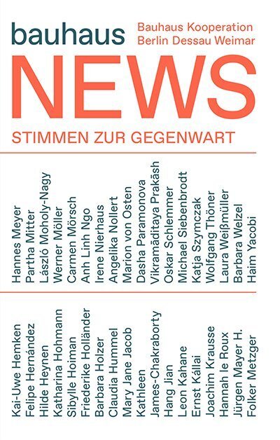 Cover: 9783959050579 | bauhaus news: Stimmen zur Gegenwart / Present Positions | Weimar