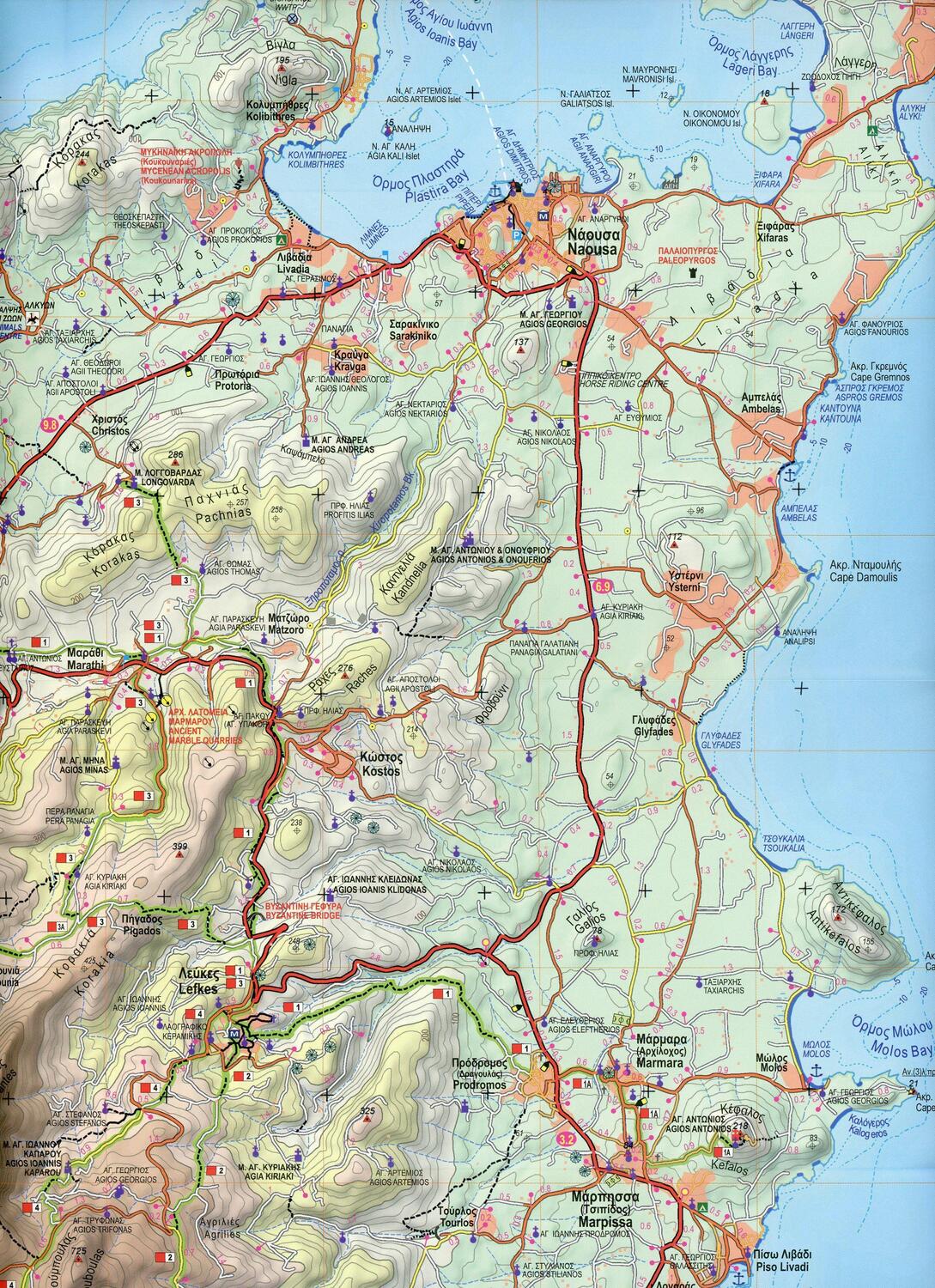 Bild: 9789608195363 | Paros / Antiparos 1 : 40 000 | (Land-)Karte | Englisch | 2021
