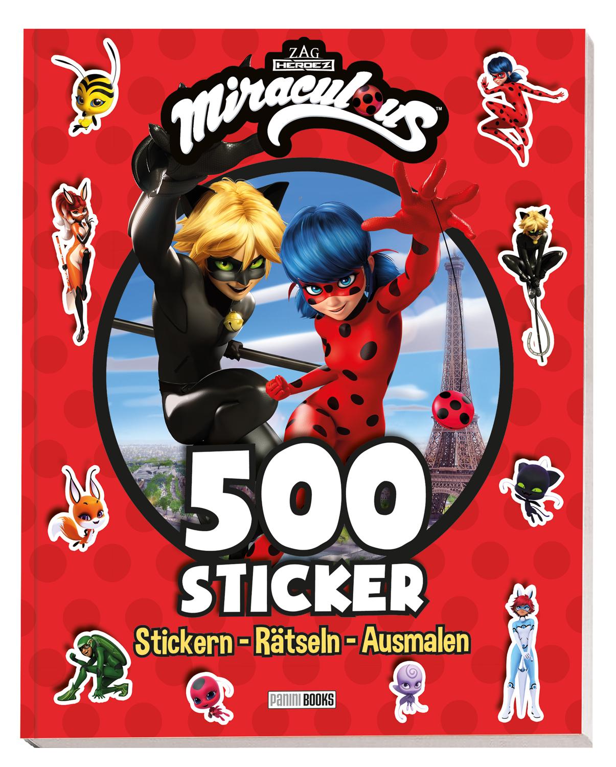 Cover: 9783833244759 | Miraculous: 500 Sticker - Stickern - Rätseln - Ausmalen | Panini