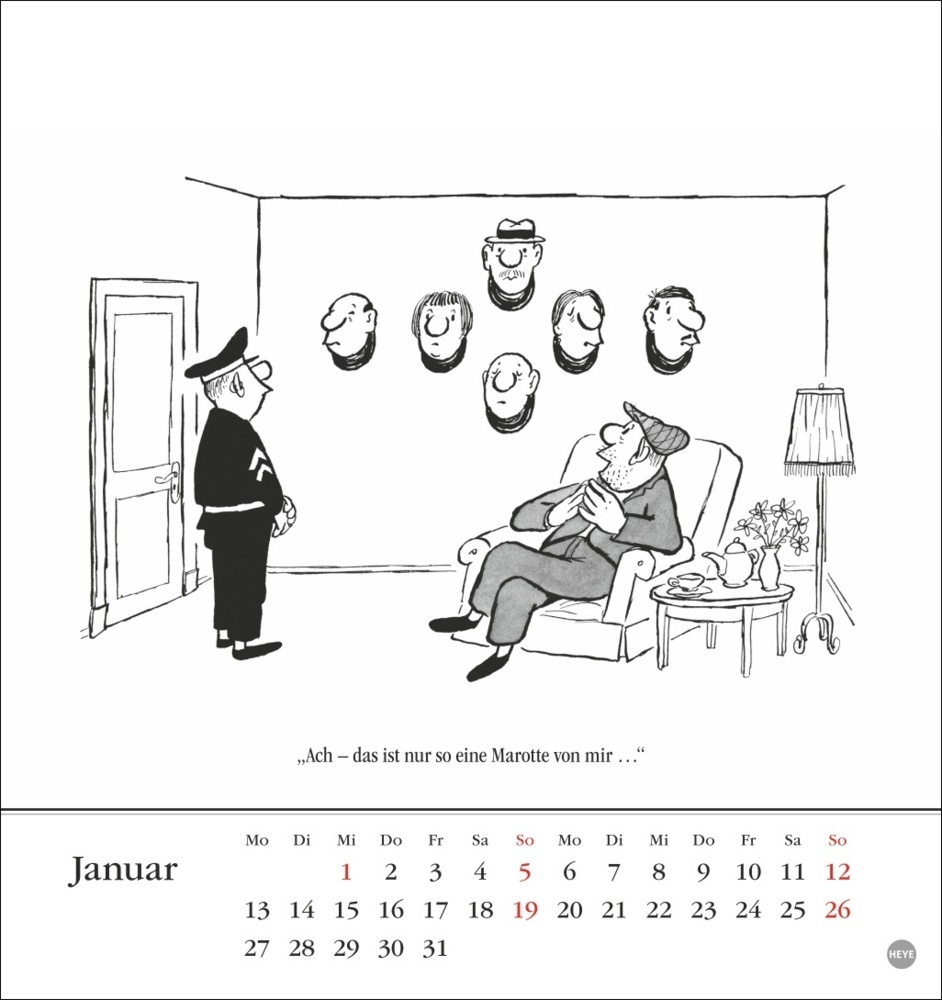 Bild: 9783756406975 | Loriot Postkartenkalender 2025 | Loriot | Kalender | Spiralbindung