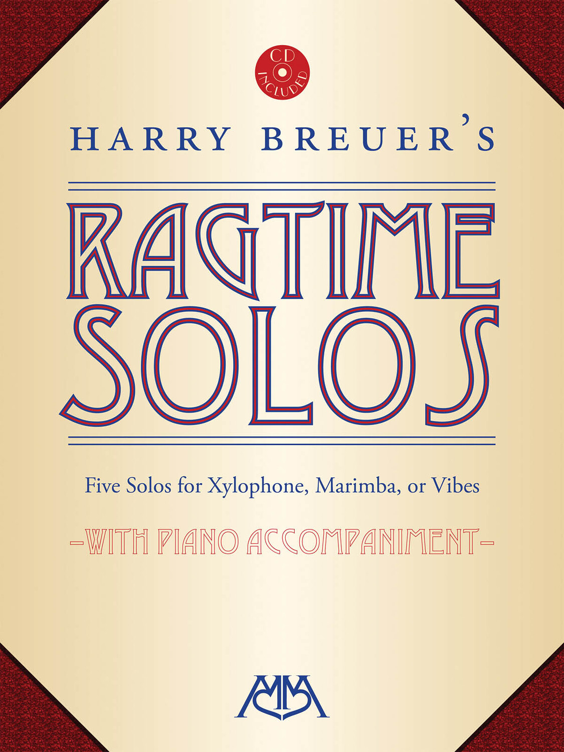Cover: 884088202095 | Harry Breuer's Ragtime Solos | Meredith Music Percussion | Buch + CD