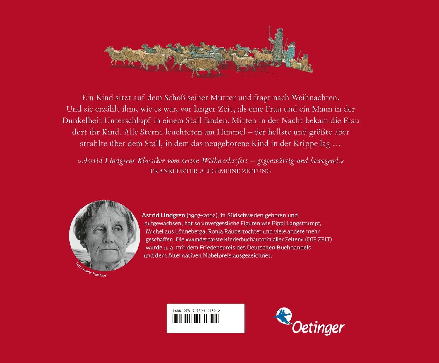 Rückseite: 9783789161322 | Weihnachten im Stall | Astrid Lindgren | Buch | 32 S. | Deutsch