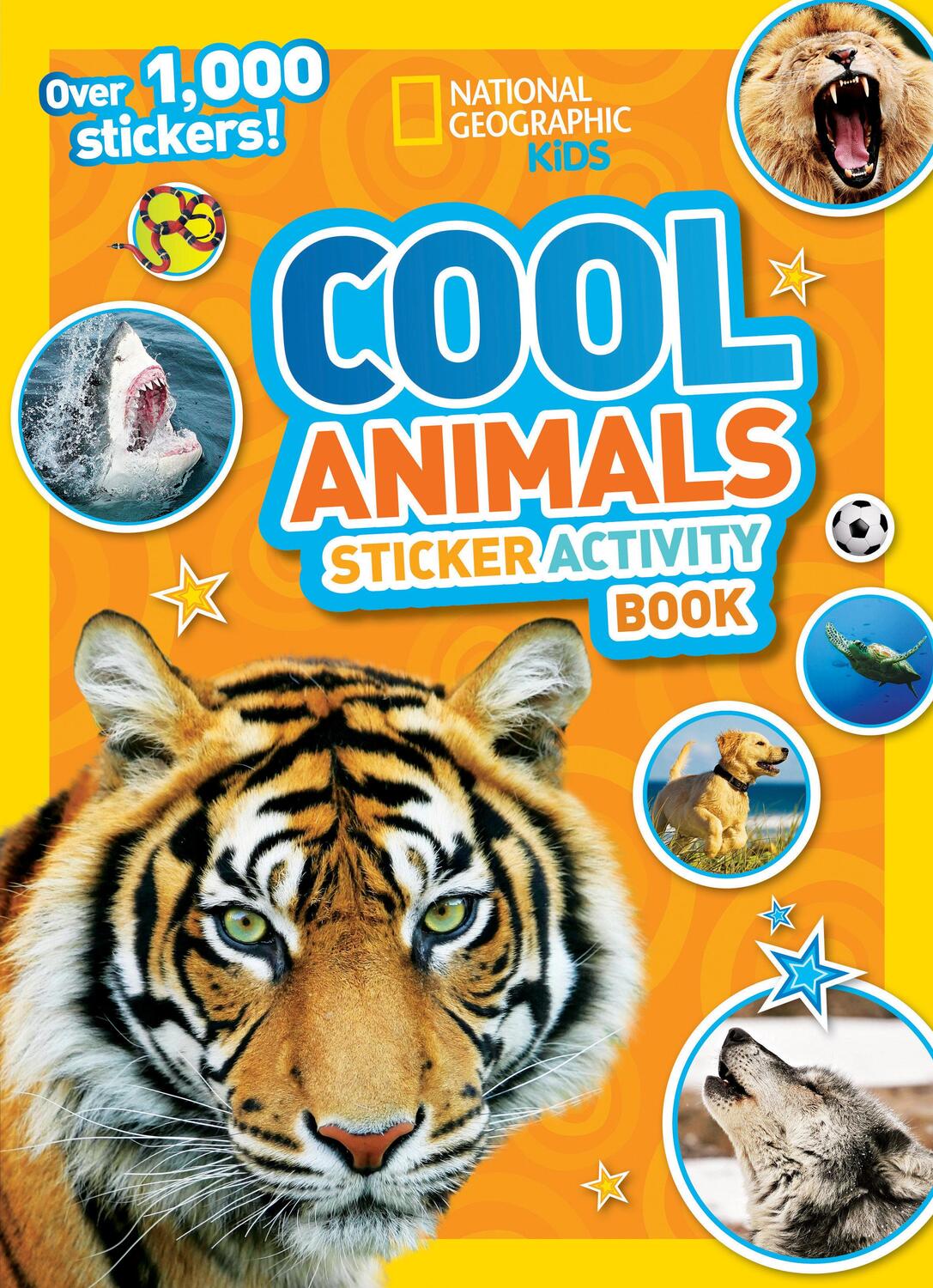Cover: 9781426338083 | Cool Animals Sticker Activity Book | Over 1,000 Stickers! | Kids