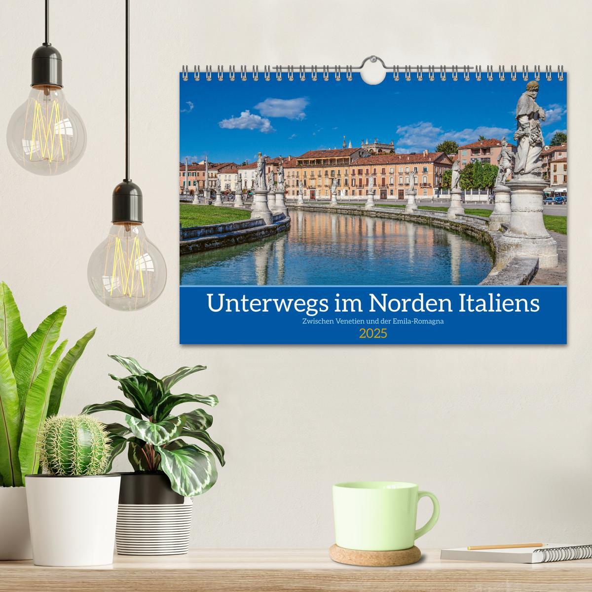 Bild: 9783383764448 | Unterwegs in Norditalien (Wandkalender 2025 DIN A4 quer), CALVENDO...