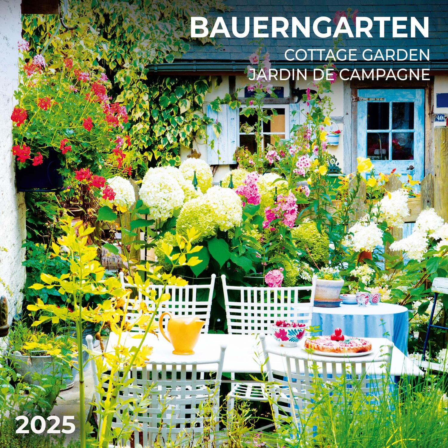 Cover: 9783959294584 | Cottage Garden/Bauerngarten 2025 | Kalender 2025 | Kalender | 28 S.
