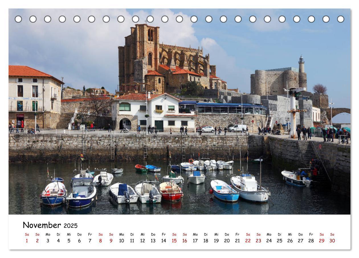 Bild: 9783435383733 | Nordspanien (Tischkalender 2025 DIN A5 quer), CALVENDO Monatskalender