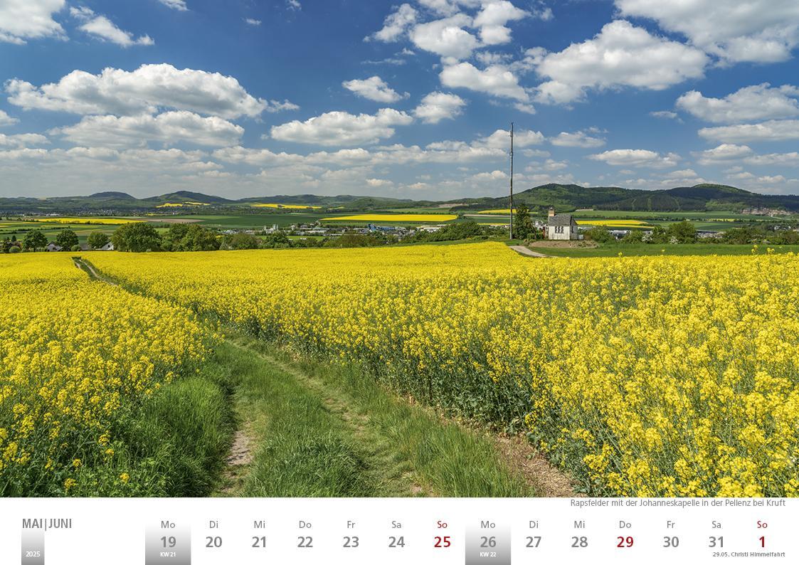 Bild: 9783965352056 | Die Eifel in Wort und Bild 2025 Bildkalender A4 quer, 28 Bilder auf...