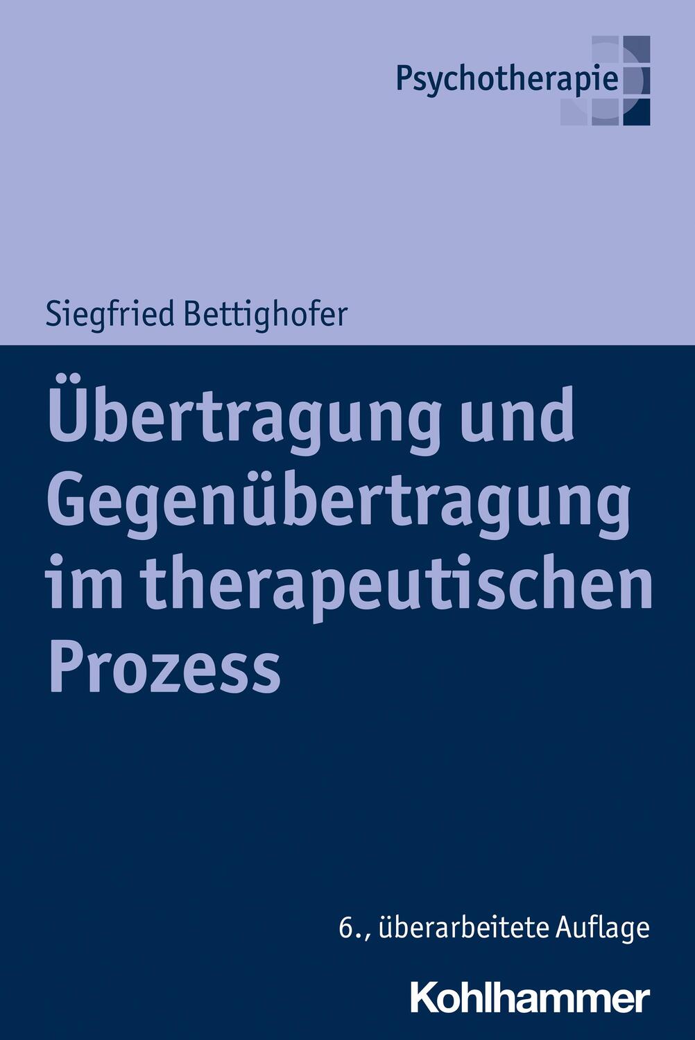 Cover: 9783170406889 | Übertragung und Gegenübertragung im therapeutischen Prozess | Buch