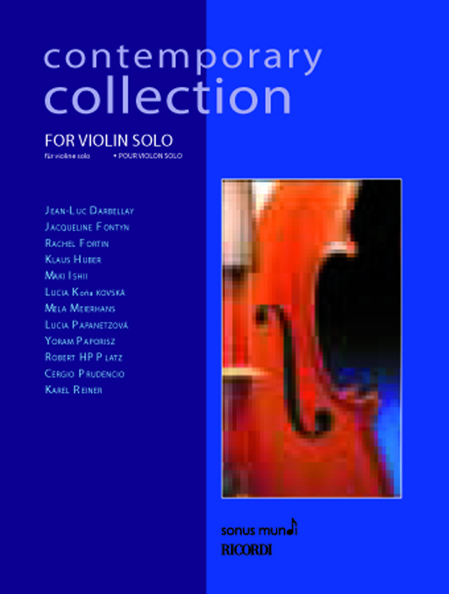 Cover: 9790204227402 | Contemporary Collection for Violin | Buch | 2013 | Ricordi Berlin