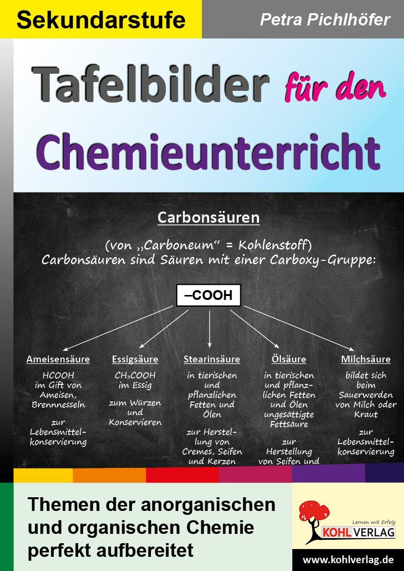 Cover: 9783960404613 | Tafelbilder für den Chemieunterricht | Petra Pichlhöfer | Taschenbuch