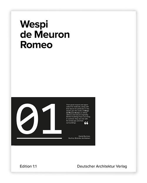 Cover: 9783946154280 | Wespi de Meuron Romeo | Wespi de Meuron Romeo | Buch | Edition 1:1