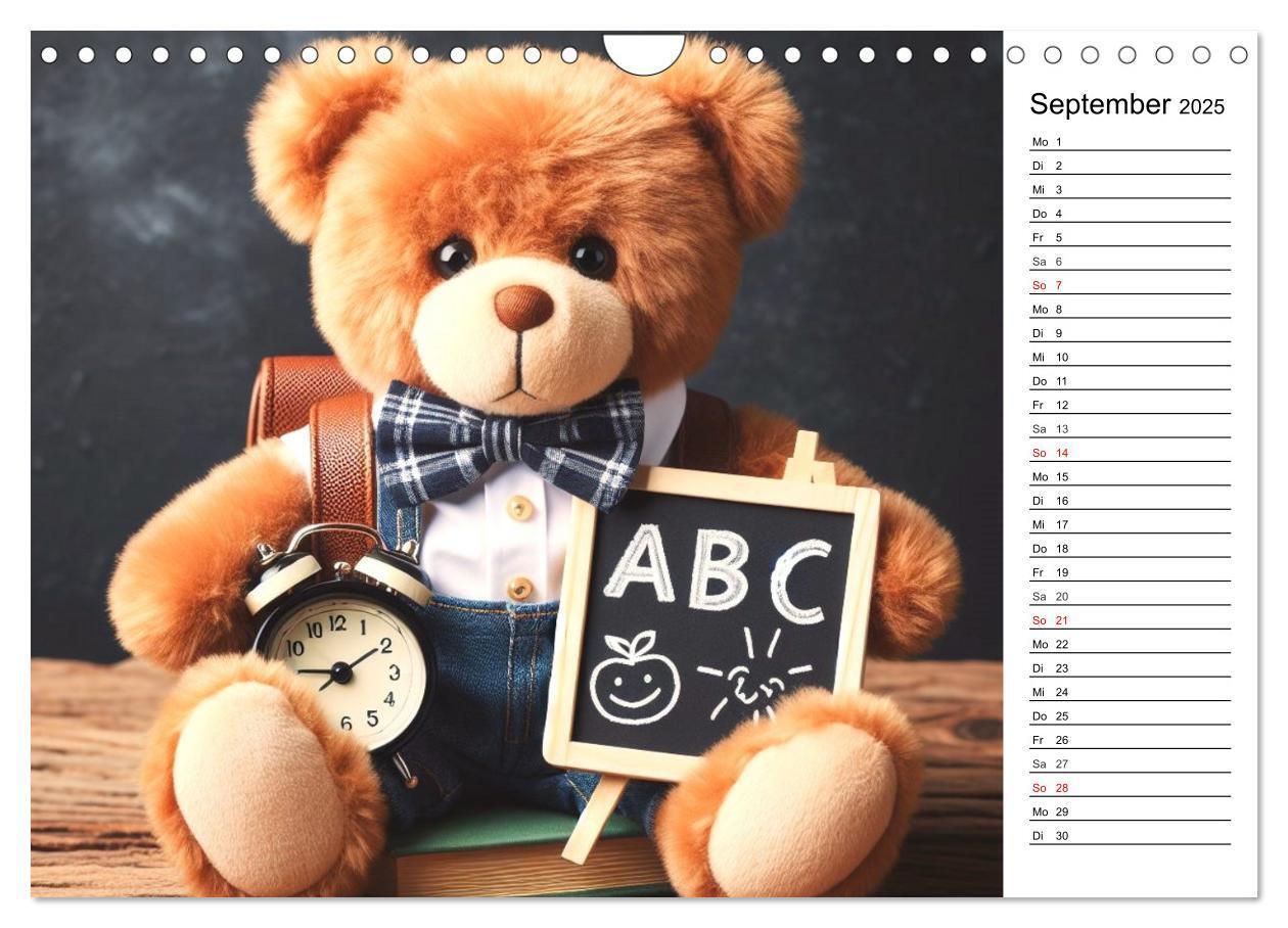 Bild: 9783383772221 | Teddys - Die Jahresreise der KI-Teddybären (Wandkalender 2025 DIN...