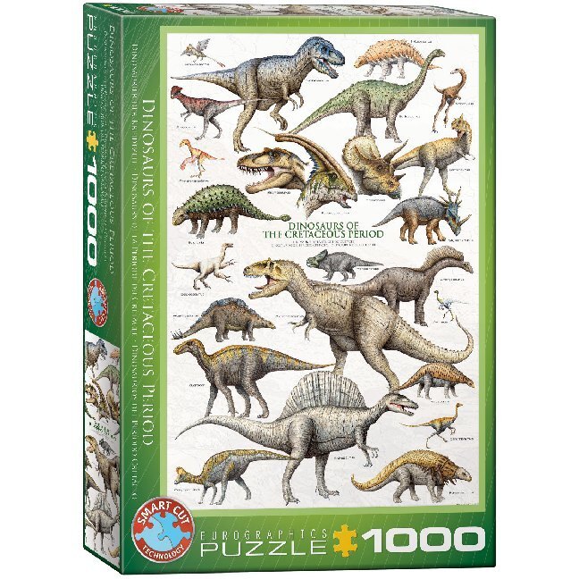 Cover: 628136600989 | Dinosaurier der Kreidezeit (Puzzle) | Spiel | In Spielebox | 2020