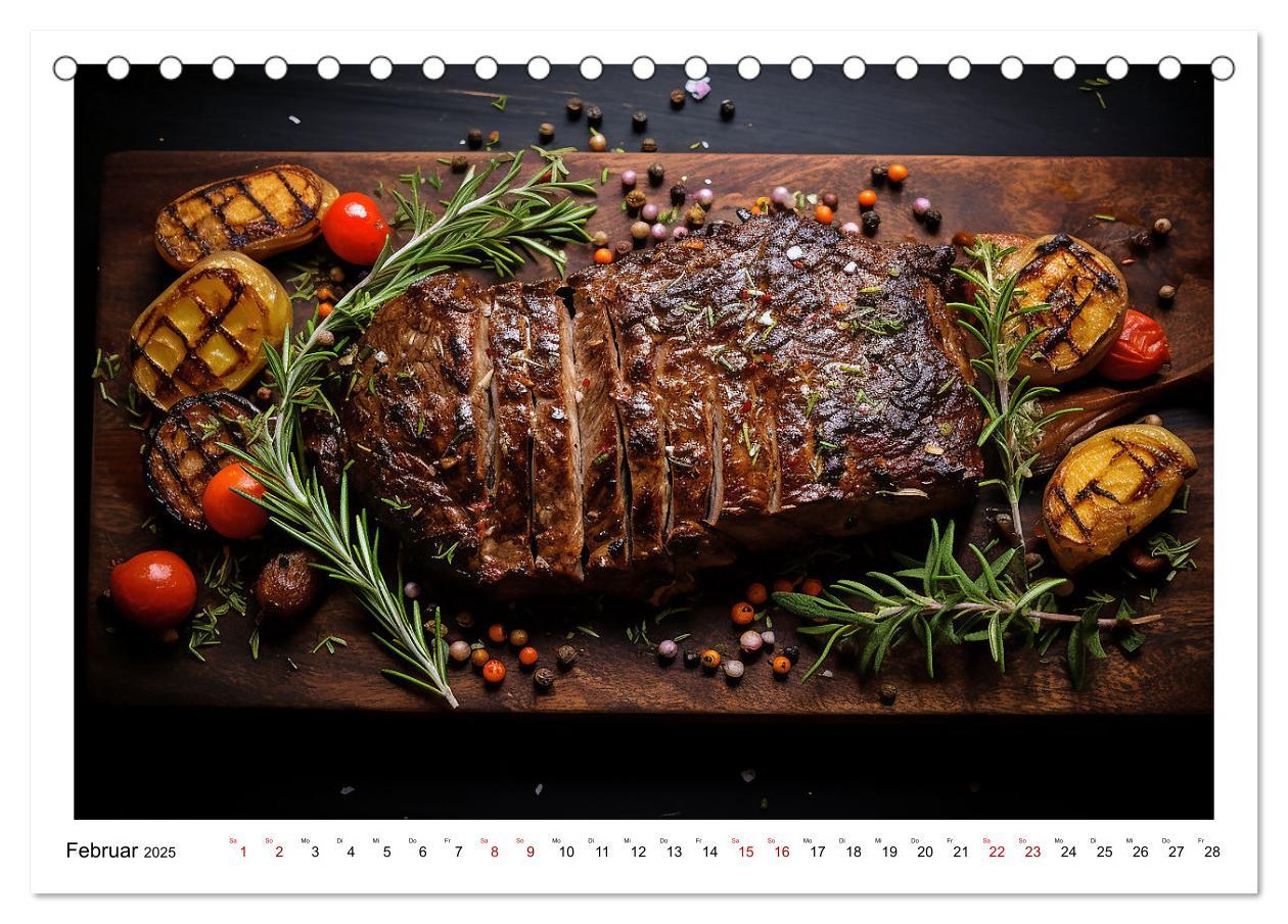 Bild: 9783383885310 | Ordentlich Low Carb (Tischkalender 2025 DIN A5 quer), CALVENDO...