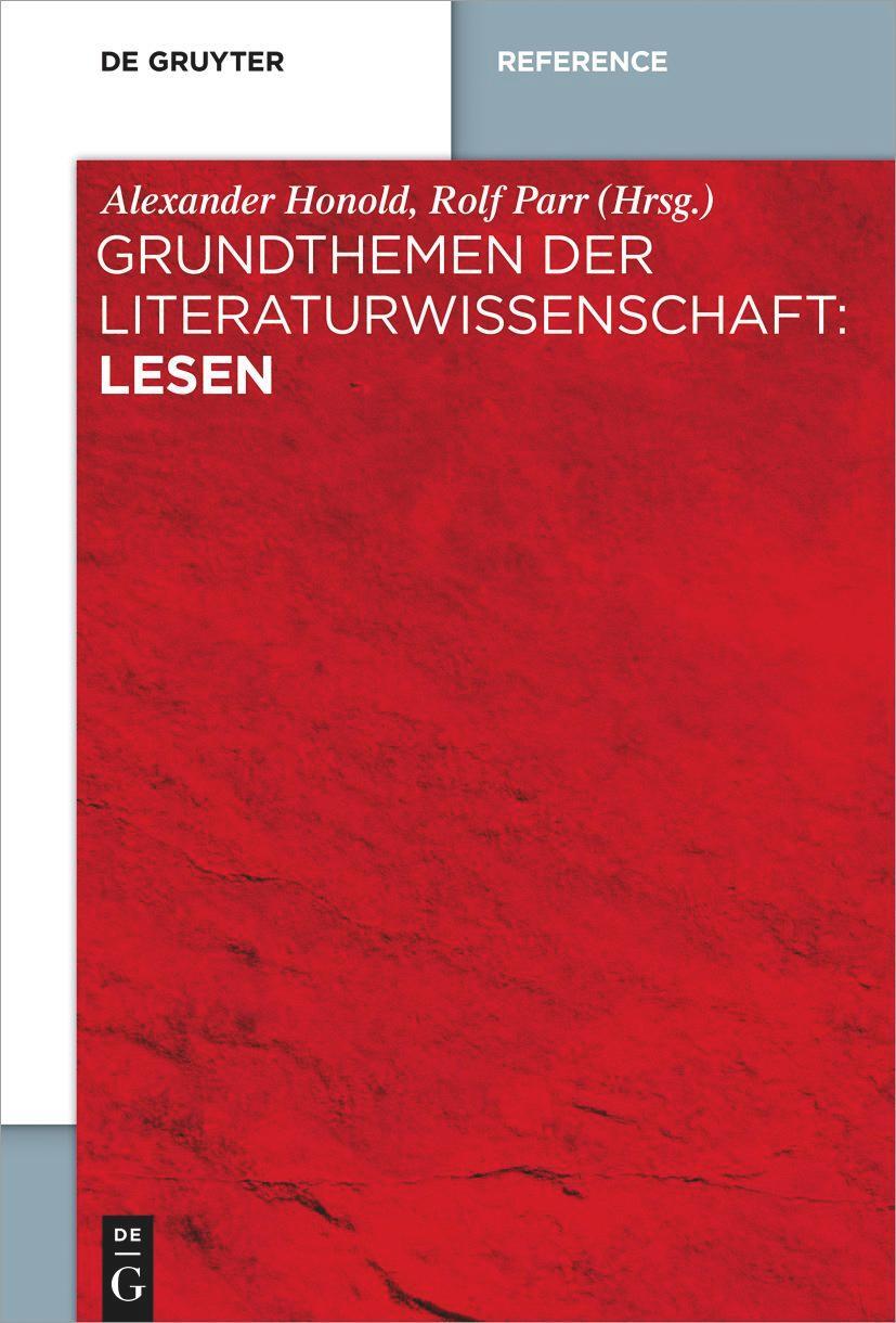 Cover: 9783110764666 | Grundthemen der Literaturwissenschaft: Lesen | Honold (u. a.) | Buch