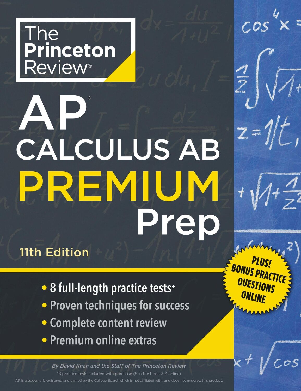 Cover: 9780593517581 | Princeton Review AP Calculus AB Premium Prep, 11th Edition | Buch