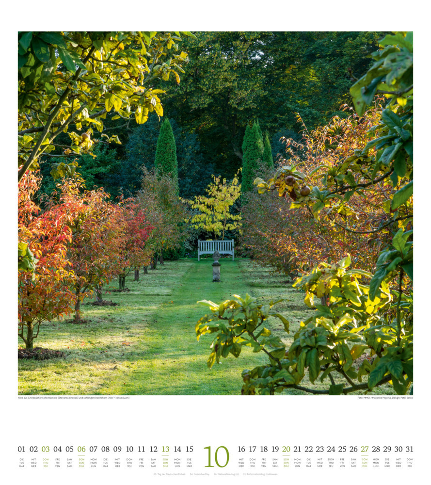 Bild: 9783838424286 | Paradiesische Gärten Kalender 2024 | Ackermann Kunstverlag | Kalender