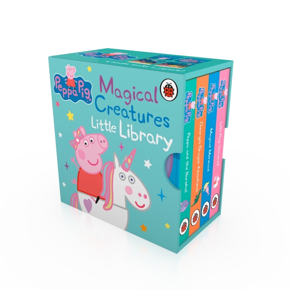 Cover: 9780241476369 | Peppa's Magical Creatures Little Library | 4 books make a jigsaw!