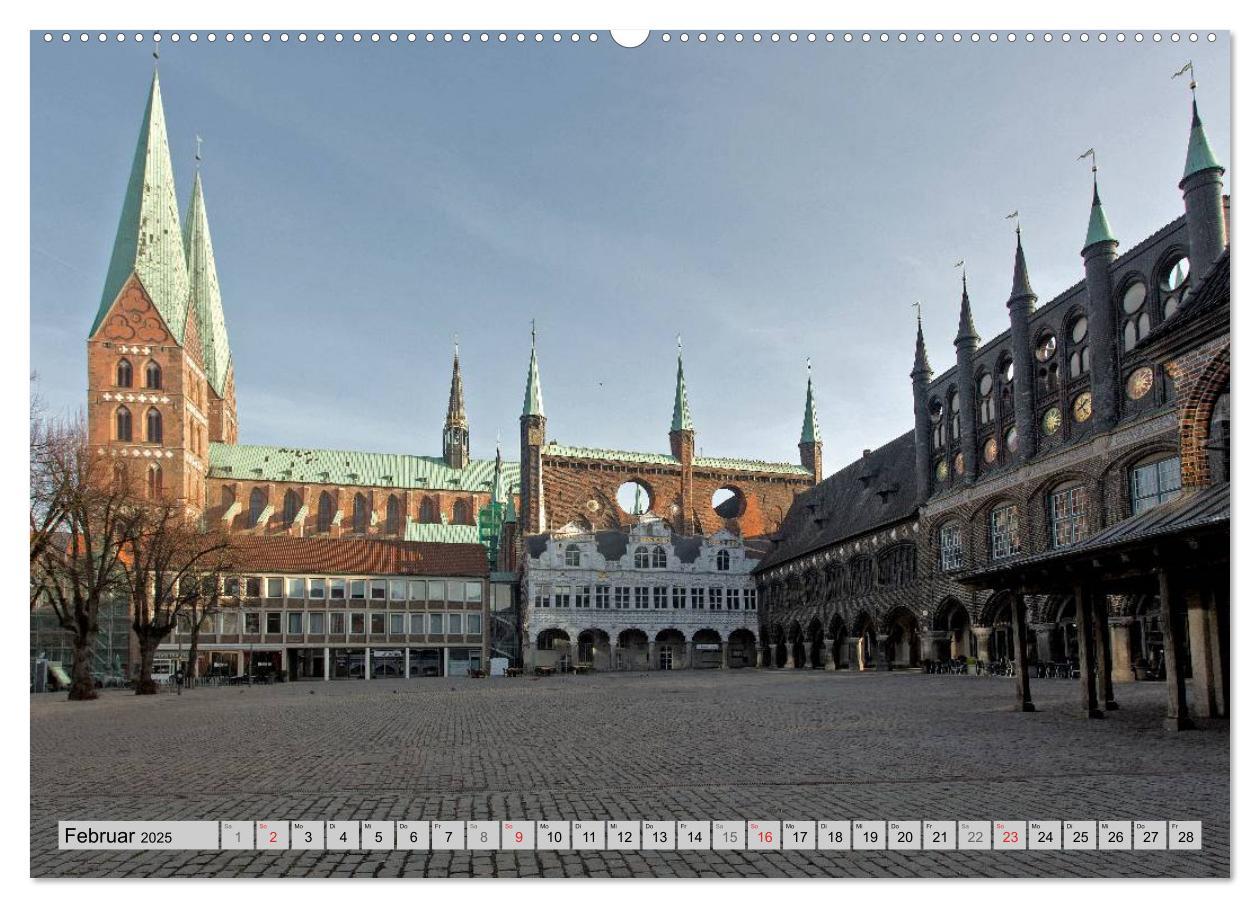 Bild: 9783435675586 | Hansestadt Lübeck (hochwertiger Premium Wandkalender 2025 DIN A2...