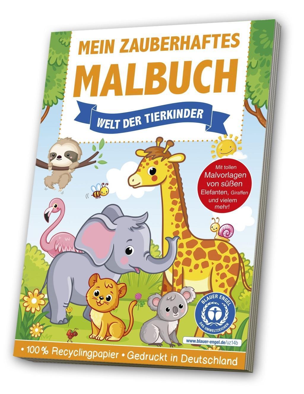 Cover: 4019393986798 | Mein zauberhaftes Malbuch: Welt der Tierkinder | Blauer Engel | 2020