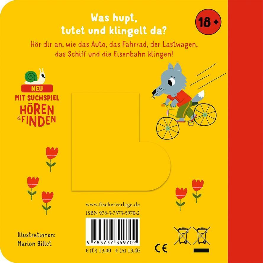 Rückseite: 9783737359702 | Hörst du die Fahrzeuge? (Soundbuch) | Marion Billet | Buch | 16 S.