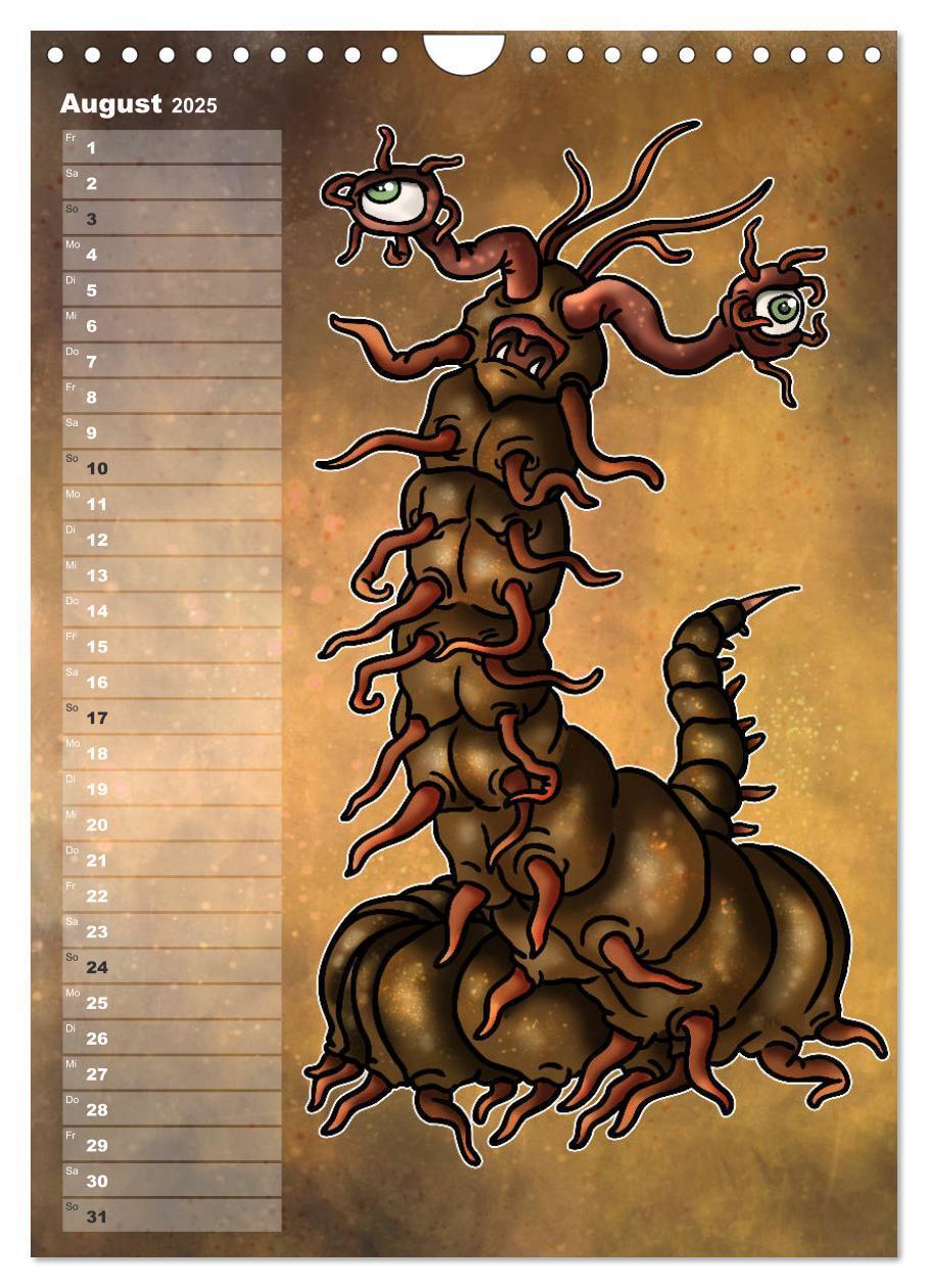 Bild: 9783435996148 | Bestiarium Vladi Krafft (Wandkalender 2025 DIN A4 hoch), CALVENDO...