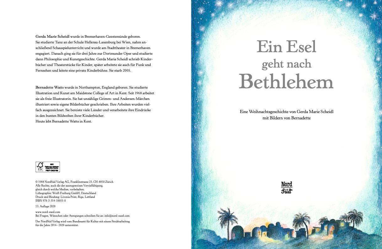 Bild: 9783314100550 | Ein Esel geht nach Bethlehem | Gerda Marie Scheidl | Buch | 32 S.