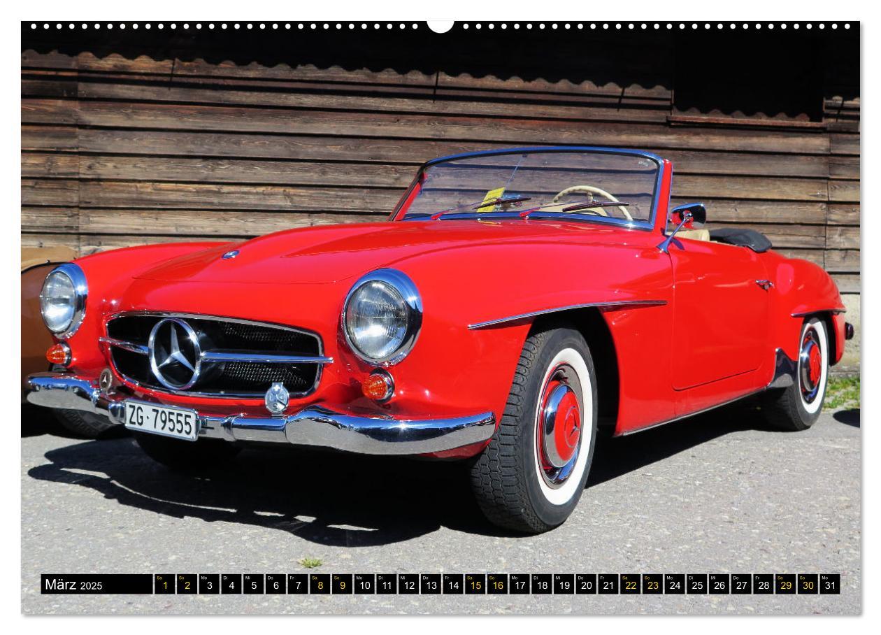 Bild: 9783435073221 | Mercedes SL Classics (Wandkalender 2025 DIN A2 quer), CALVENDO...