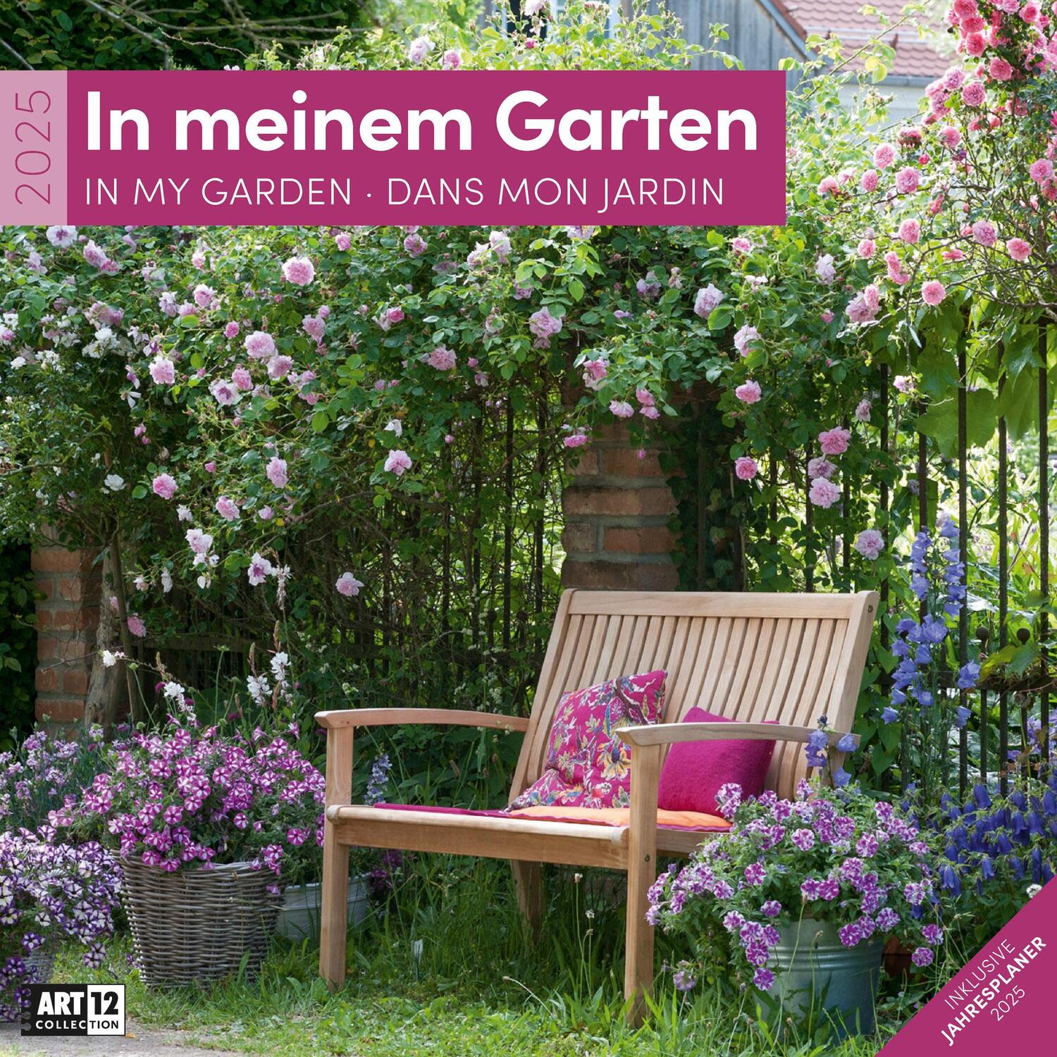 Cover: 9783838445304 | In meinem Garten Kalender 2025 - 30x30 | Ackermann Kunstverlag | 28 S.