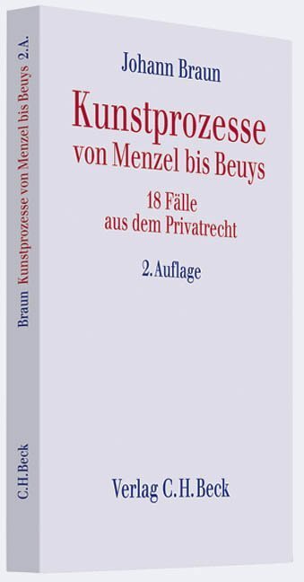 Cover: 9783406589010 | Kunstprozesse von Menzel bis Beuys | 18 Fälle aus dem Privatrecht