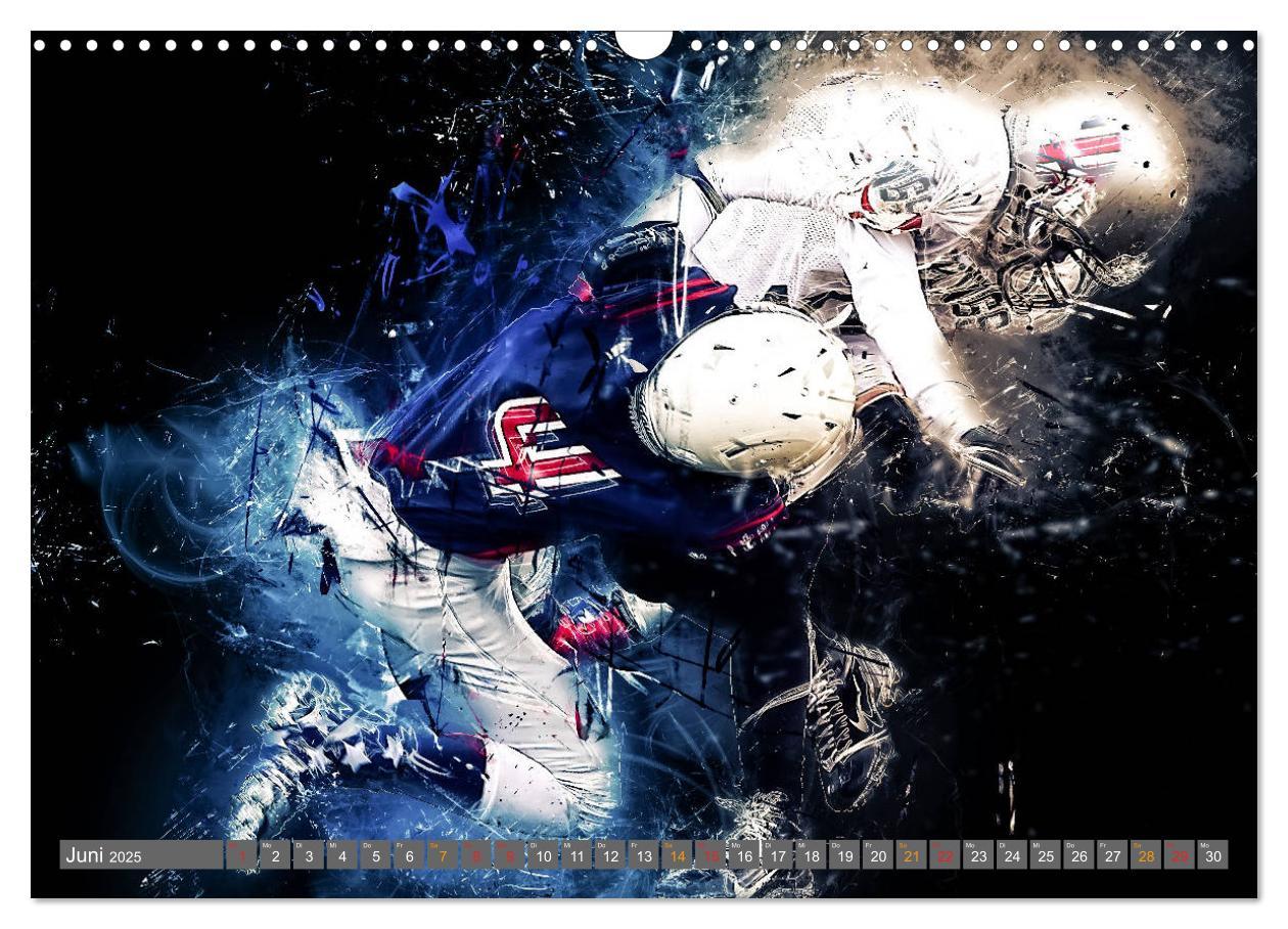 Bild: 9783435329694 | American Football - so cool (Wandkalender 2025 DIN A3 quer),...