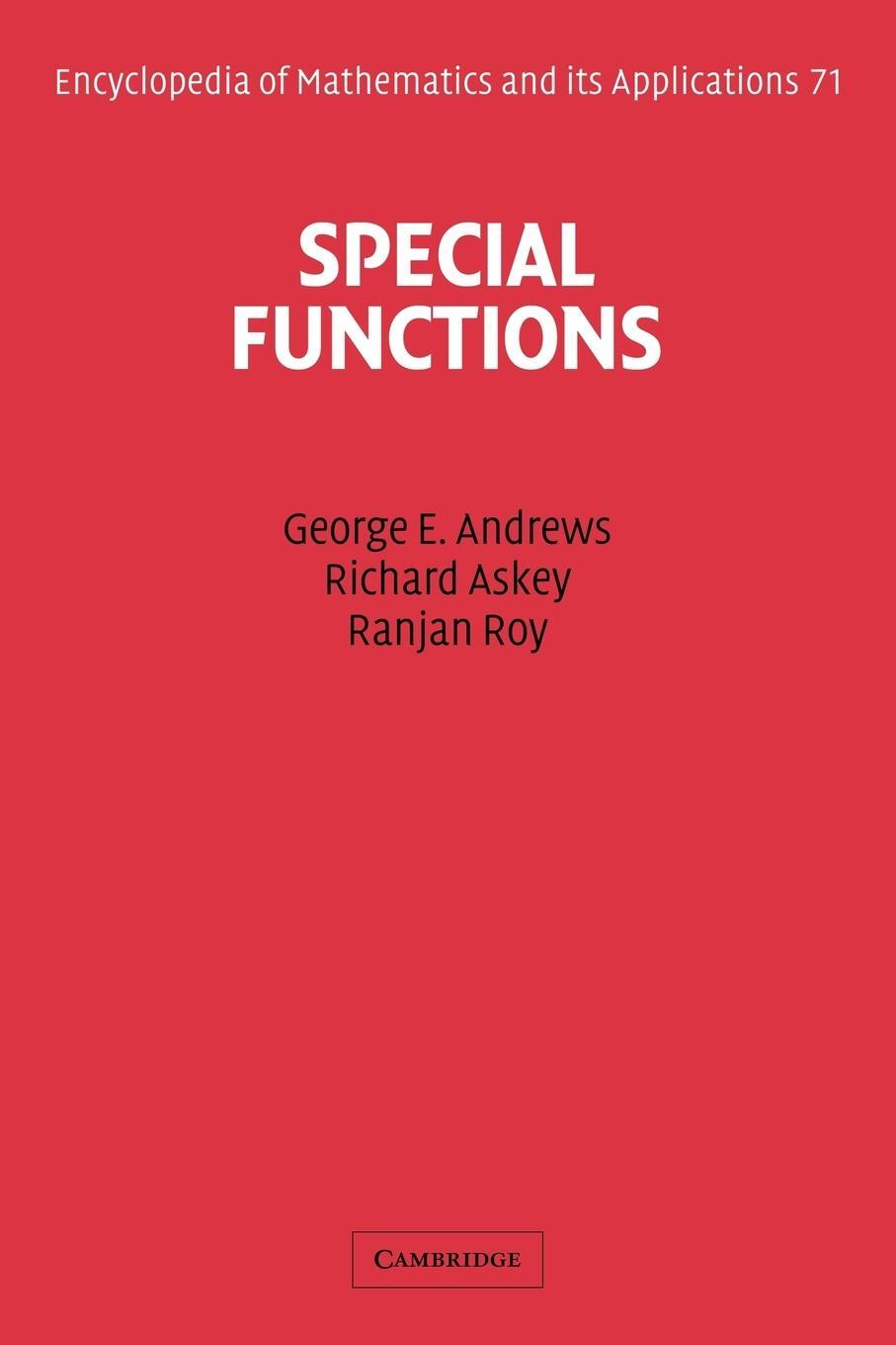 Cover: 9780521789882 | Special Functions | George E. Andrews (u. a.) | Taschenbuch | Englisch