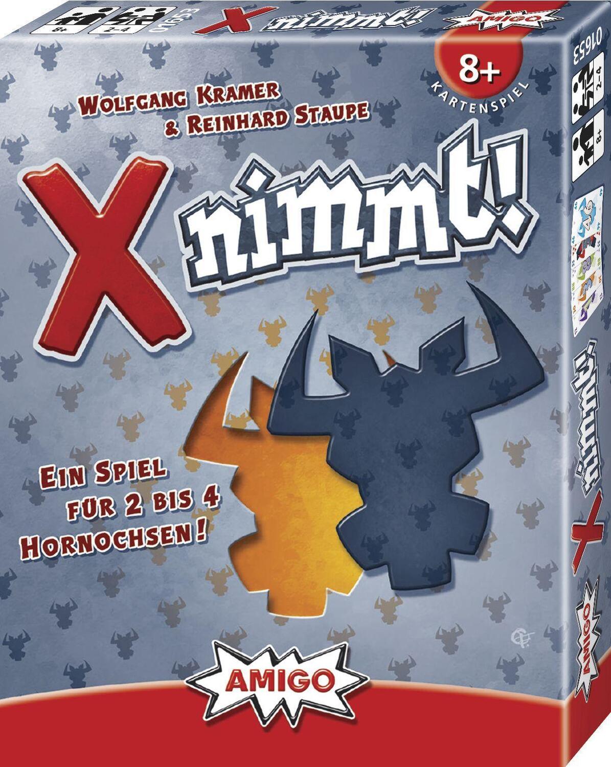 Bild: 4007396016536 | X nimmt! | AMIGO - Kartenspiel | Wolfgang Kramer (u. a.) | Spiel