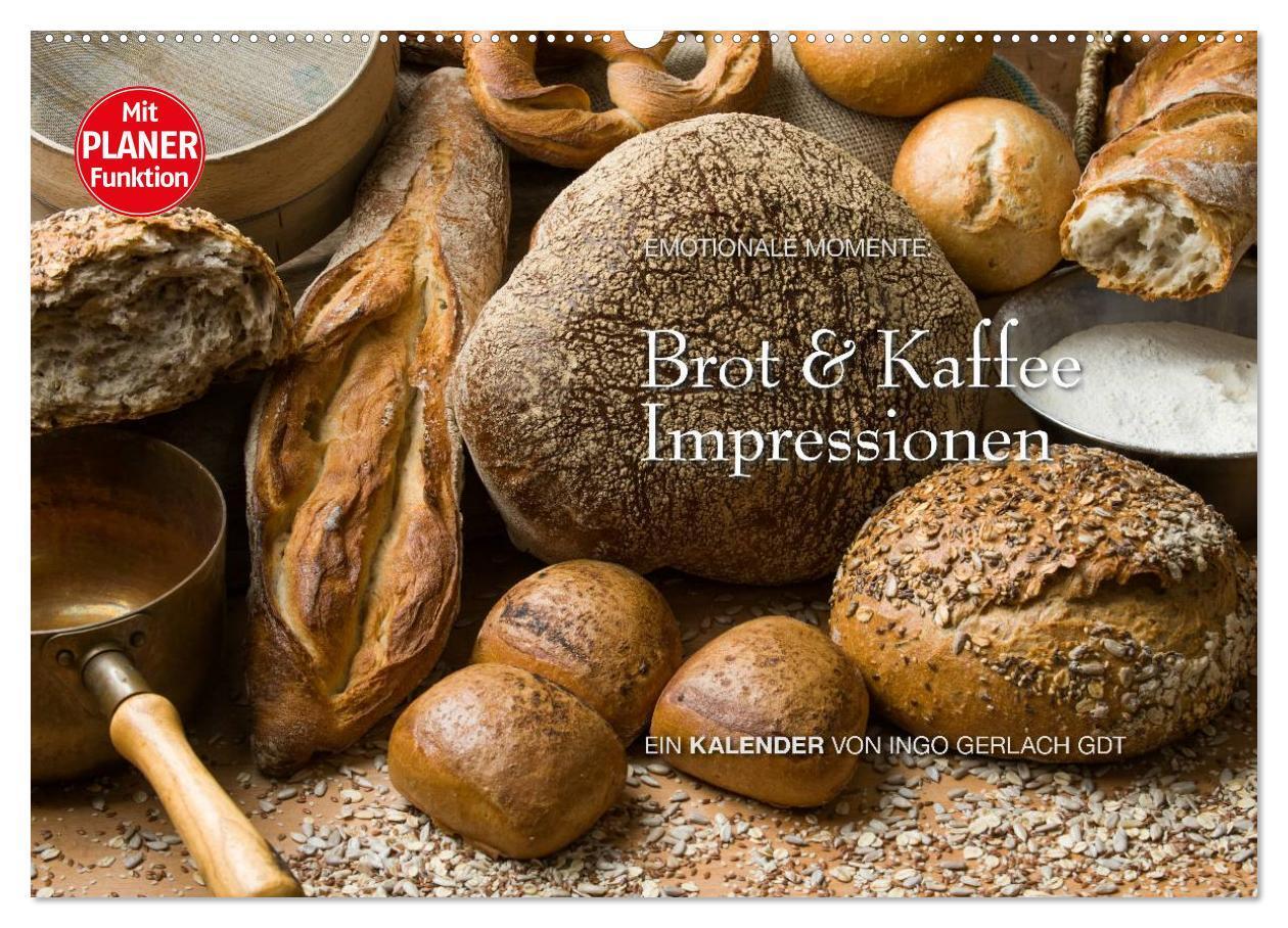 Cover: 9783383463600 | Brot und Kaffee Impressionen 2024 (Wandkalender 2024 DIN A2 quer),...