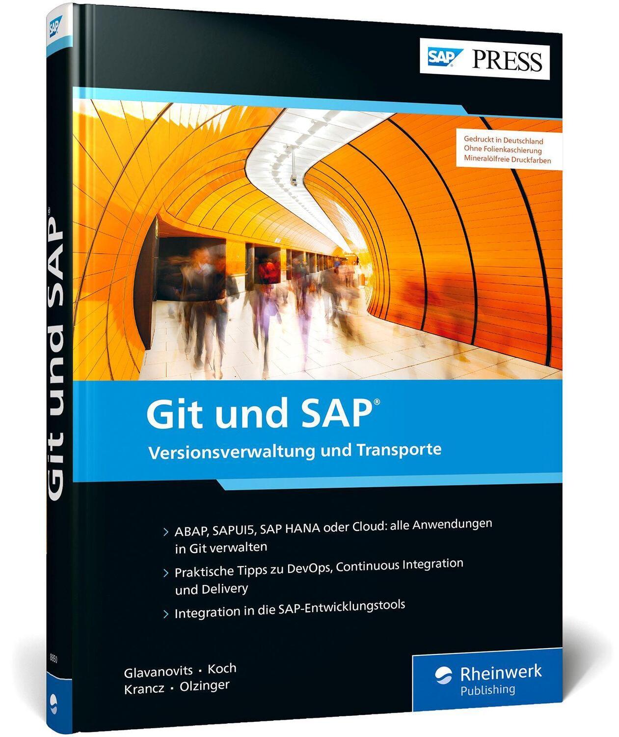 Cover: 9783836288507 | Git und SAP | Rene Glavanovits (u. a.) | Buch | SAP Press | Deutsch