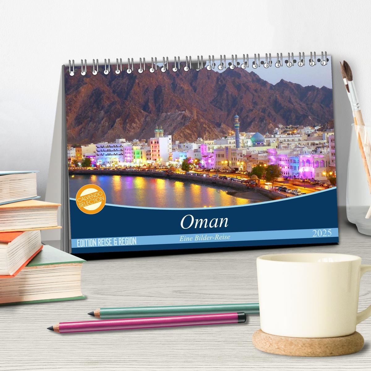 Bild: 9783435695201 | Oman - Eine Bilder-Reise (Tischkalender 2025 DIN A5 quer), CALVENDO...