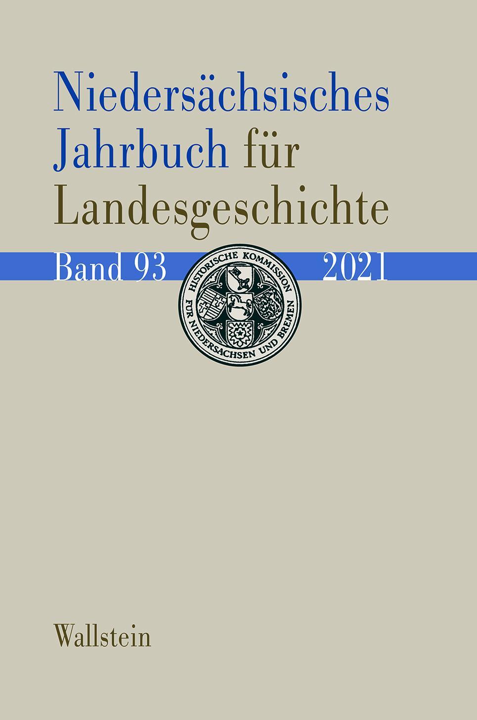 Cover: 9783835339811 | Niedersächsisches Jahrbuch für Landesgeschichte 93/2021 | Bremen