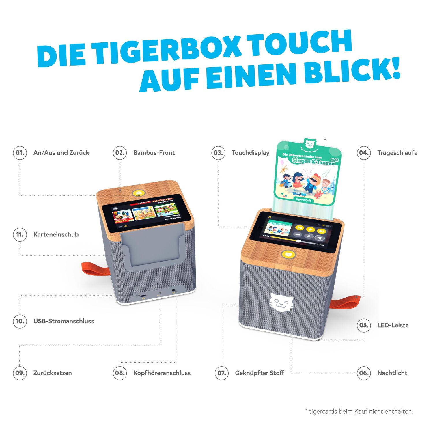 Bild: 4260535483143 | tigerbox - TOUCH (grau) | Stück | Deutsch | 2020 | EAN 4260535483143