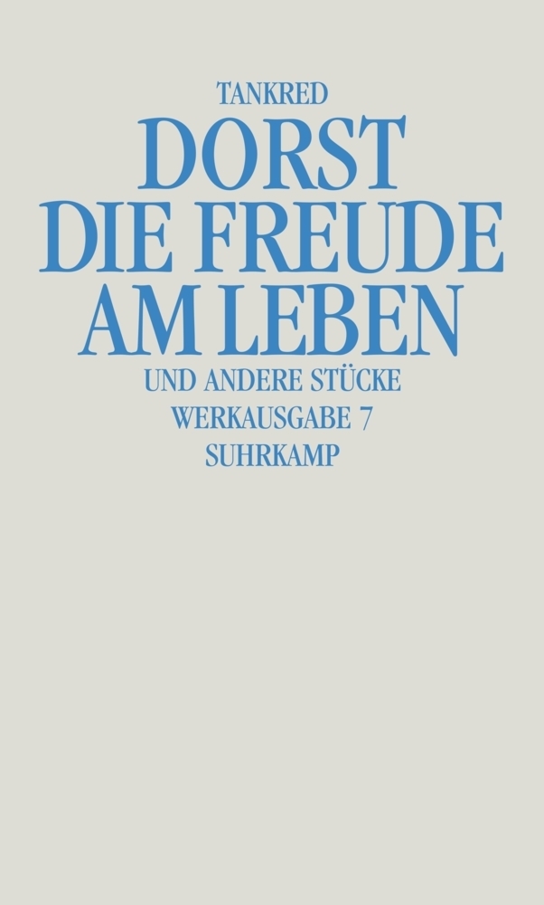 Cover: 9783518413319 | Die Freude am Leben und andere Stücke | Tankred Dorst | Buch | 390 S.