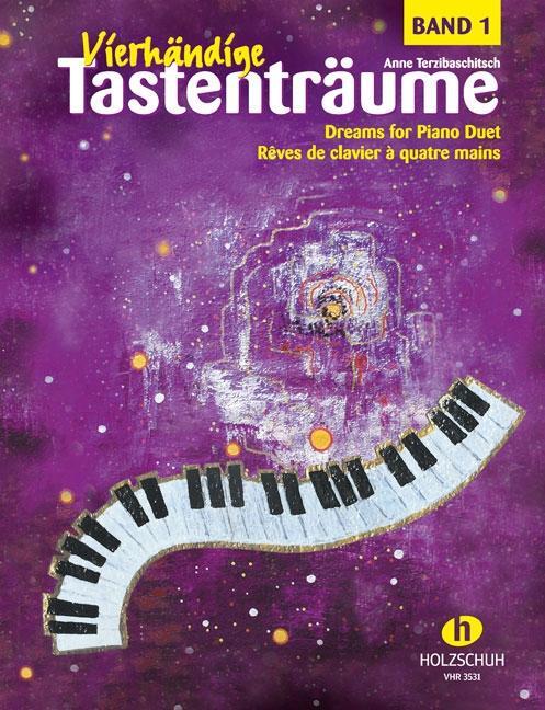 Cover: 9783920470252 | Vierhändige Tastenträume 1 | 25 Klavierstücke zu vier Händen | Deutsch