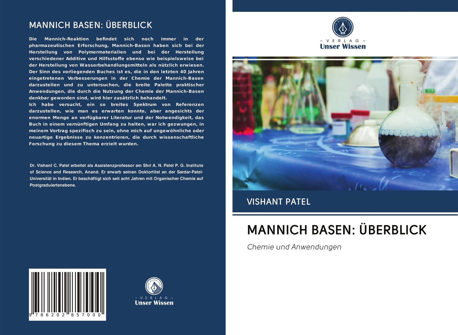 Cover: 9786202857000 | MANNICH BASEN: ÜBERBLICK | Chemie und Anwendungen | Vishant Patel