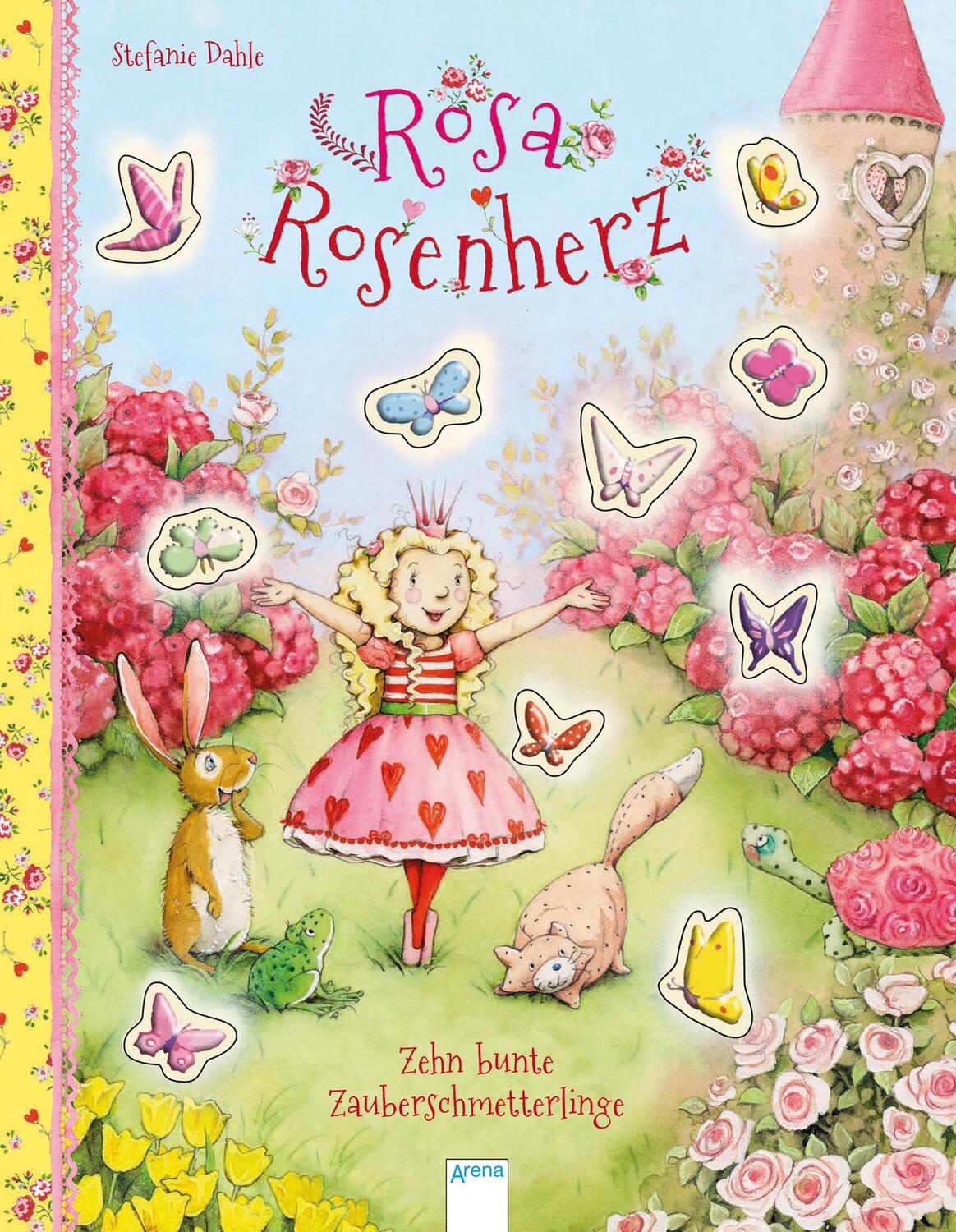 Cover: 9783401713090 | Rosa Rosenherz. Zehn bunte Zauberschmetterlinge | Stefanie Dahle